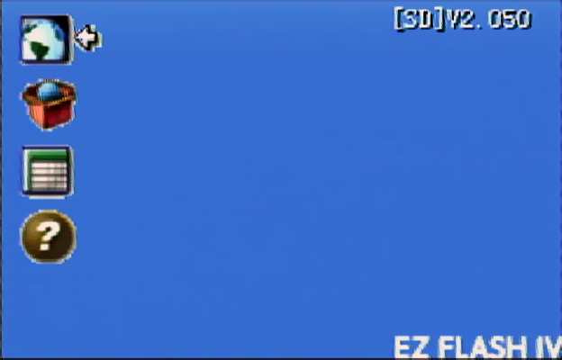 EZ Flash IV menu