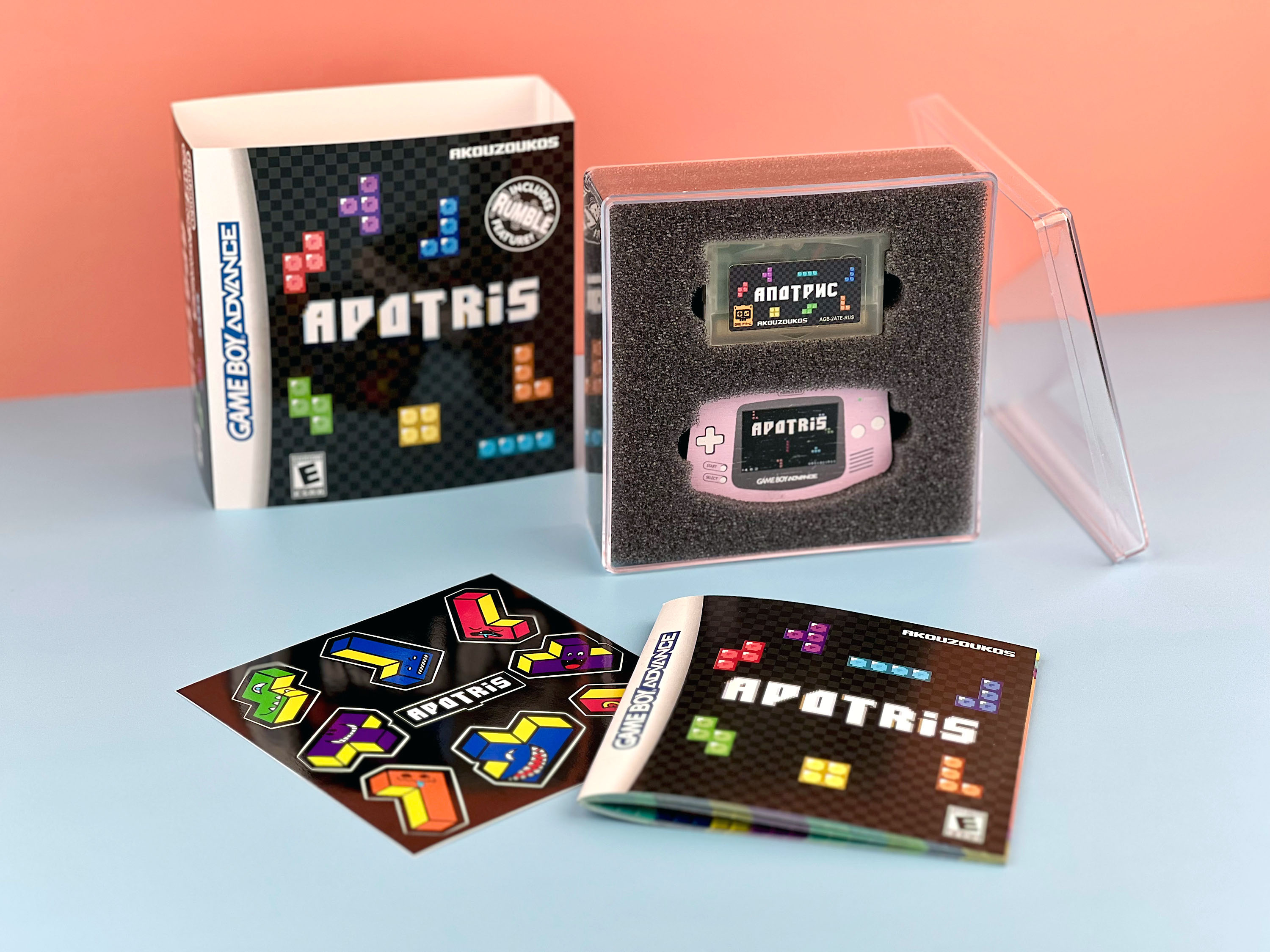How we made a cartridge with the game Apotris