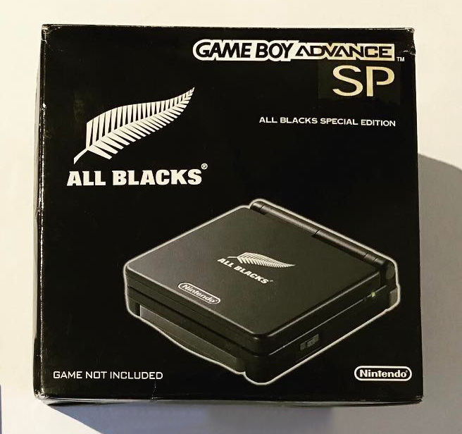 Game Boy Advance SP All Black упаковка