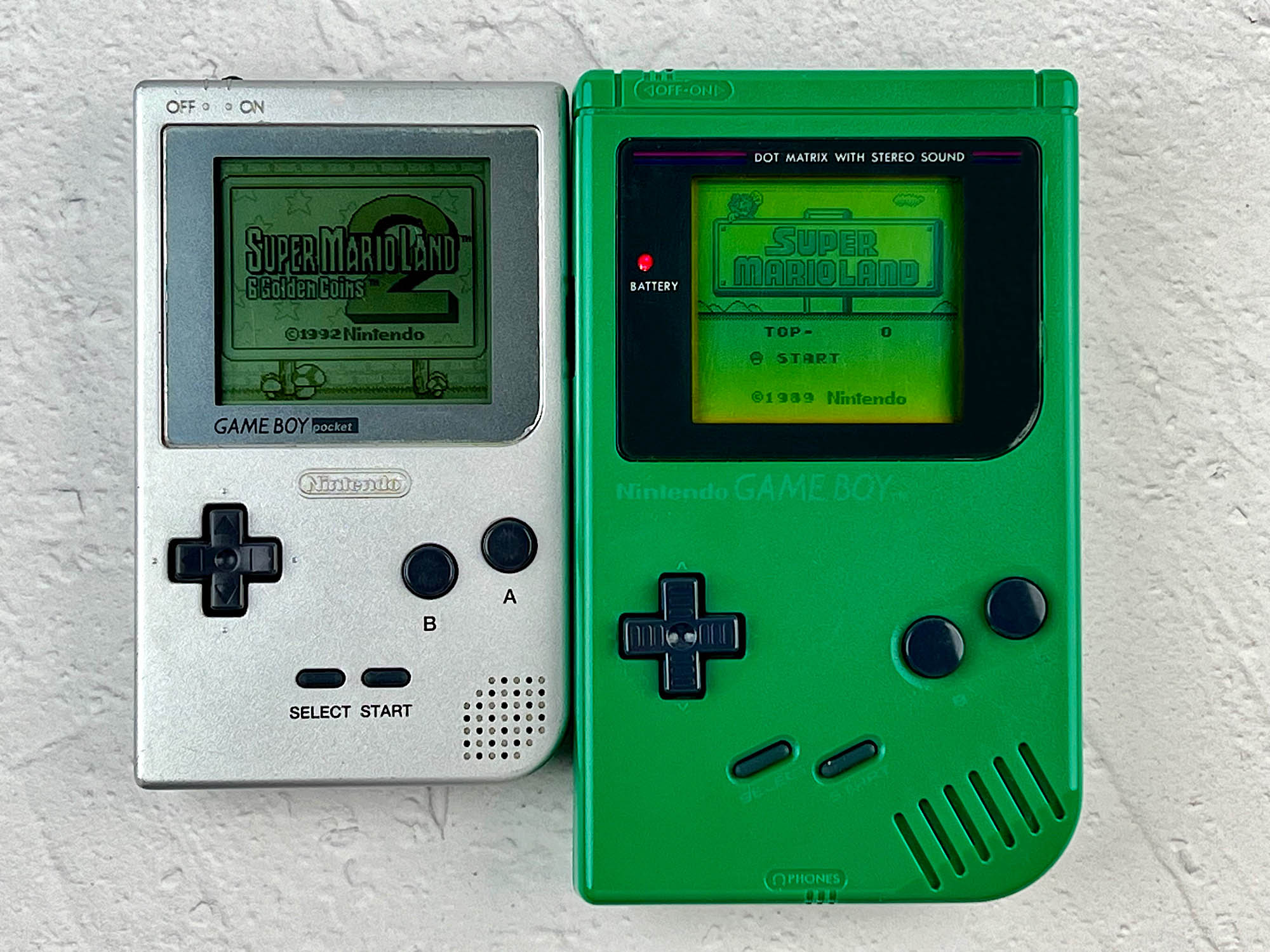 Game Boy, Game Boy Pocket, Game Boy Light