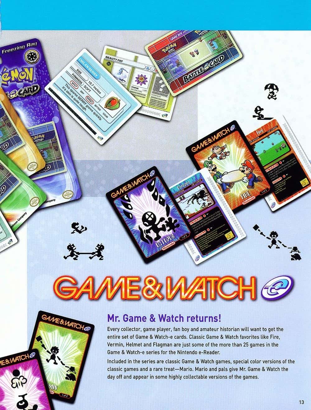 E-reader Game & Watch игры