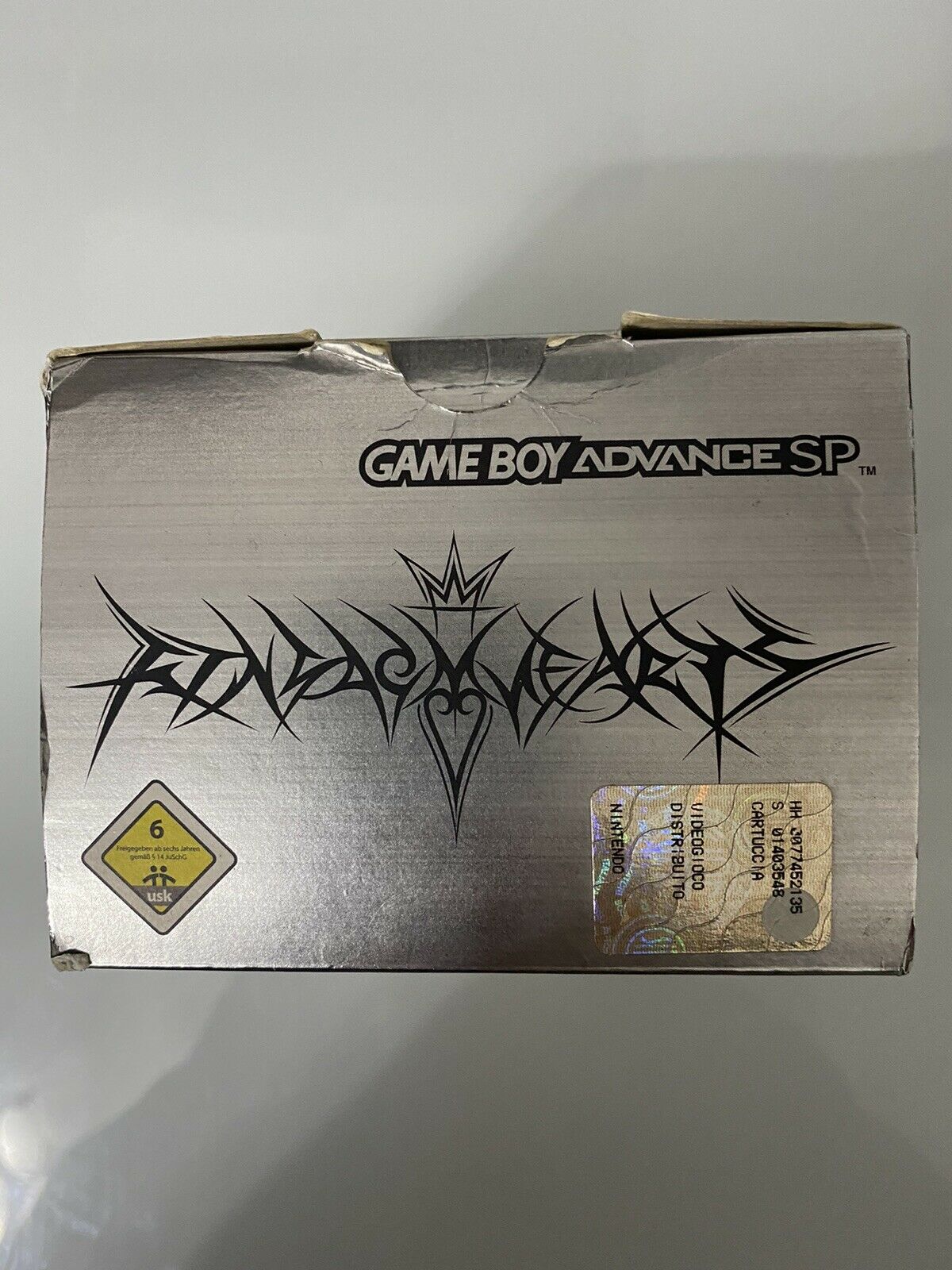 Game Boy Advance SP Kingdom Hearts упаковка