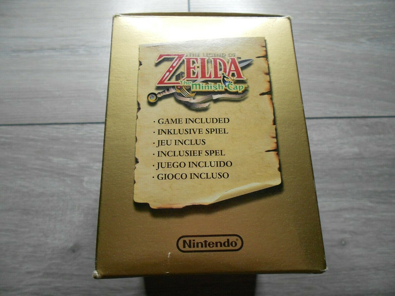 Game Boy Advance SP Zelda упаковка