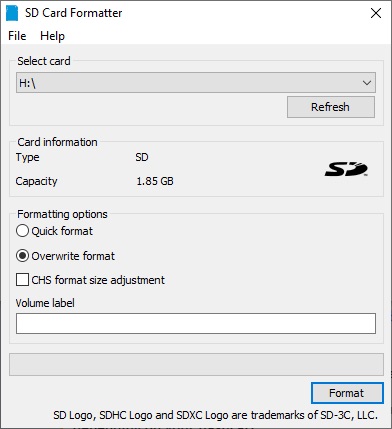 SD Card Formatter 5.0.2 