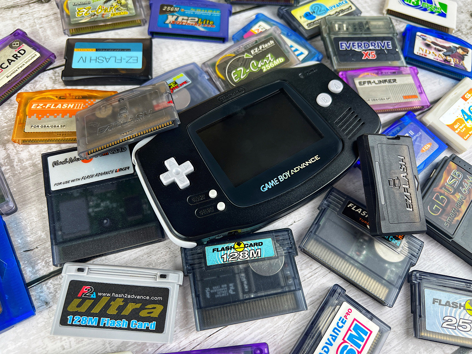 Game Boy Advance флеш картриджи
