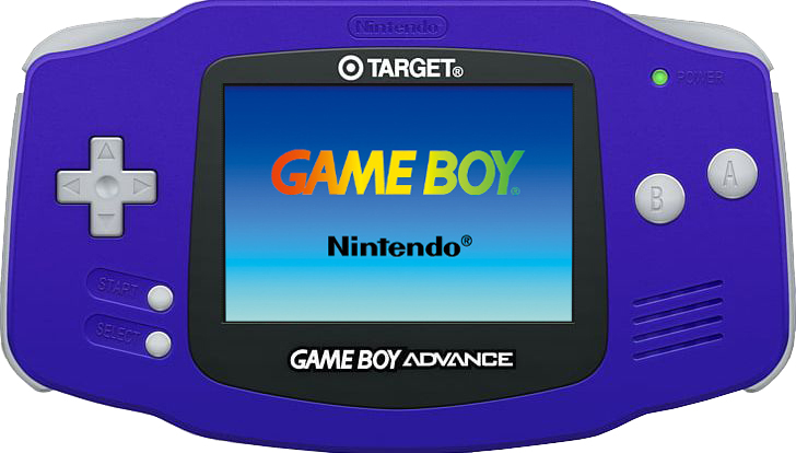 Nintendo Game Boy Advance Target - Grape w/ logo (US, 2001)