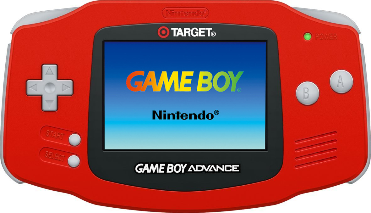 Nintendo Game Boy Advance Target - Red w/ logo (US, 2002)