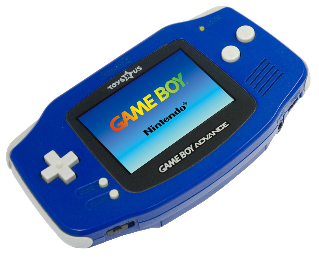 Nintendo Game Boy Advance Toys 'R' Us - Solid Midnight Blue w/ logo (US, 2001)