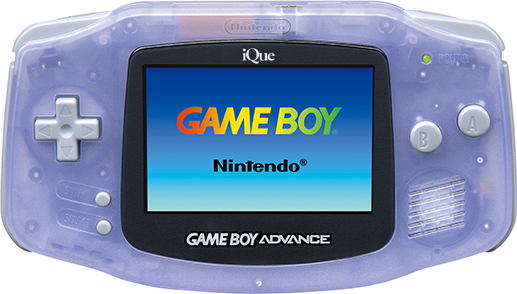 iQue Game Boy Advance  Clear Blue (China, 2004)