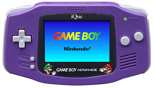 iQue Game Boy Advance  Commemorative Mario (China, 2004)