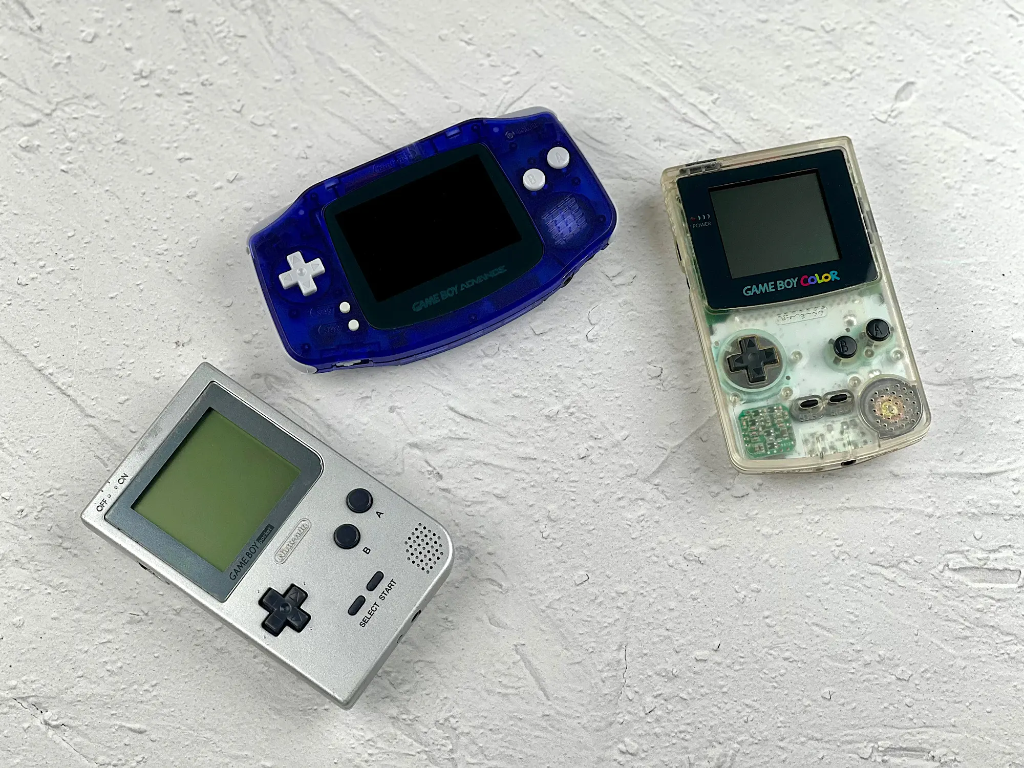 What's the difference between Game Boy, Game Boy Color and Game Boy Advance?