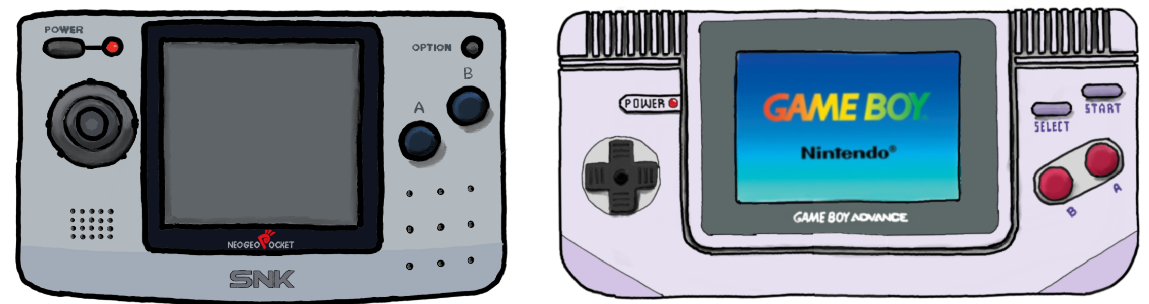 Game Boy Advance прототип VS Neo Geo Pocket