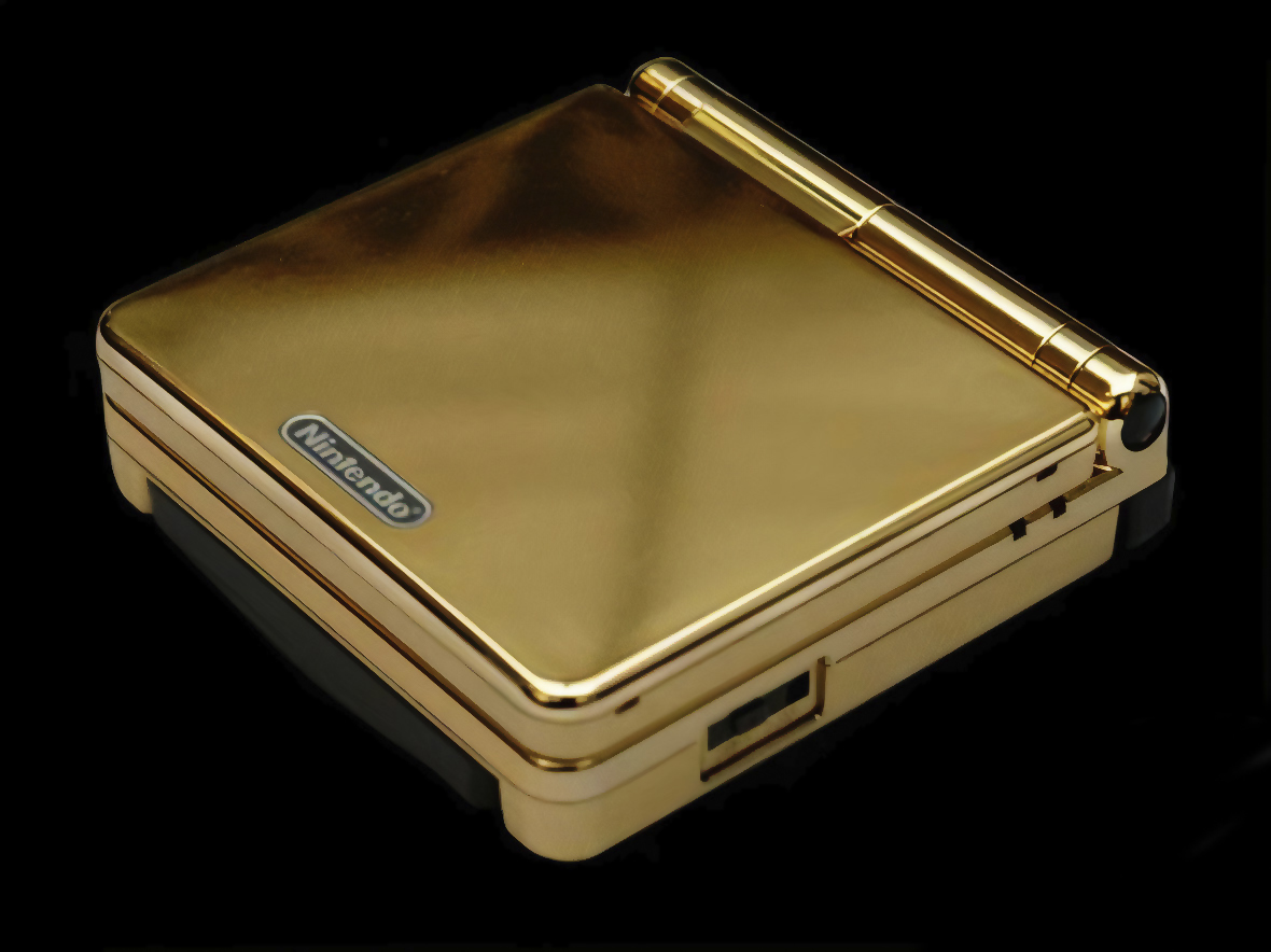 Game Boy Advance SP Gold