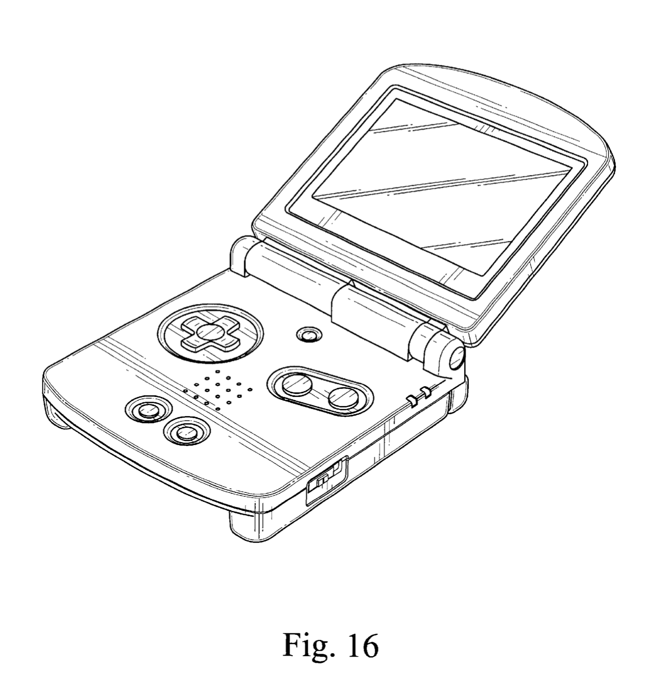 Game Boy Advance SP патент