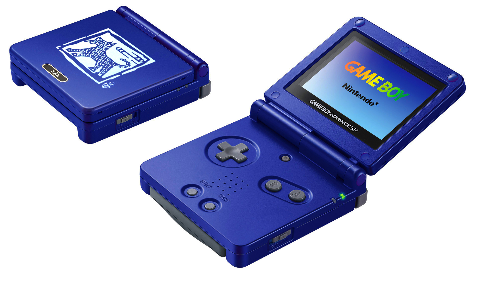 iQue GBA SP Blue dog