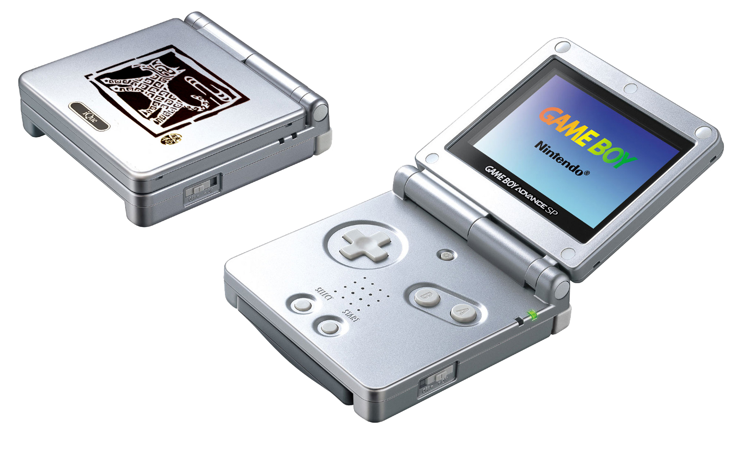 iQue GBA SP Gray dog