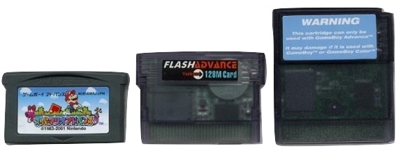 Flash Advance Card sizes