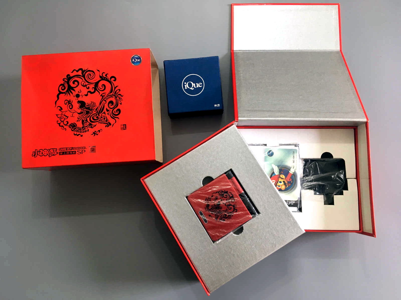 iQue Game Boy Advance SP China Dragon упаковка