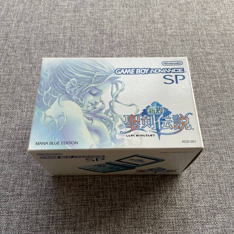 Game Boy Advance SP Mana Blue упаковка