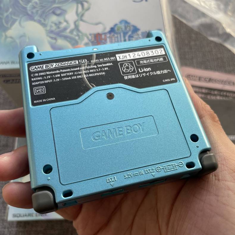 Game Boy Advance SP Mana Blue