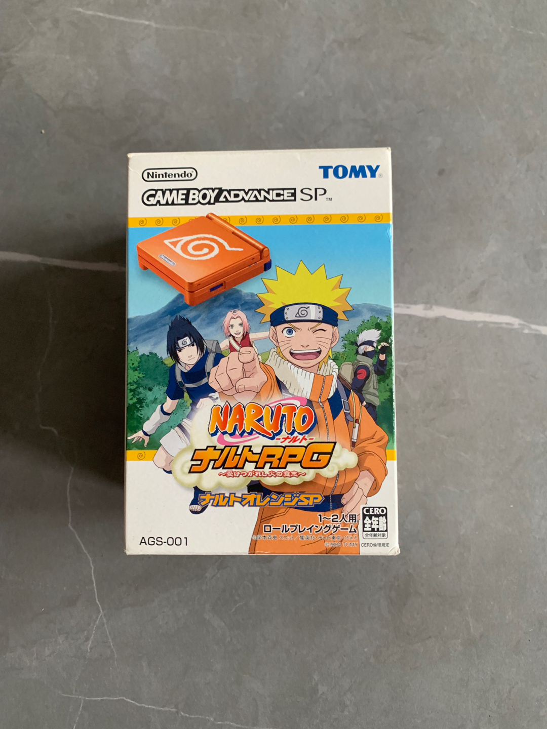 Game Boy Advance SP Naruto упаковка