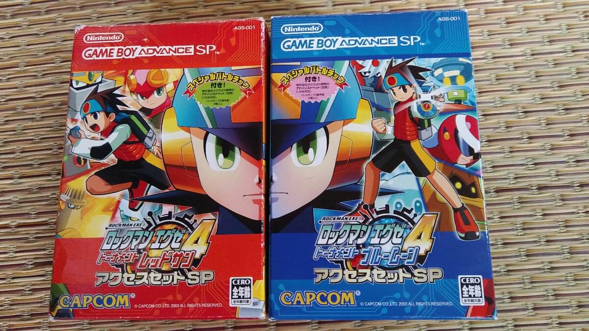 Game Boy Advance SP Mega Man упаковка