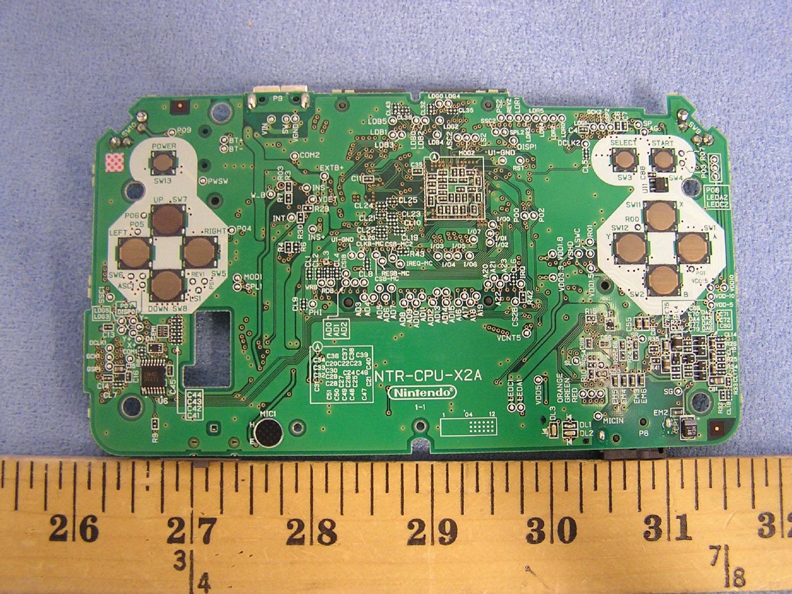 Nintendo DS прототип NTR-CPU-X2A материнская плата