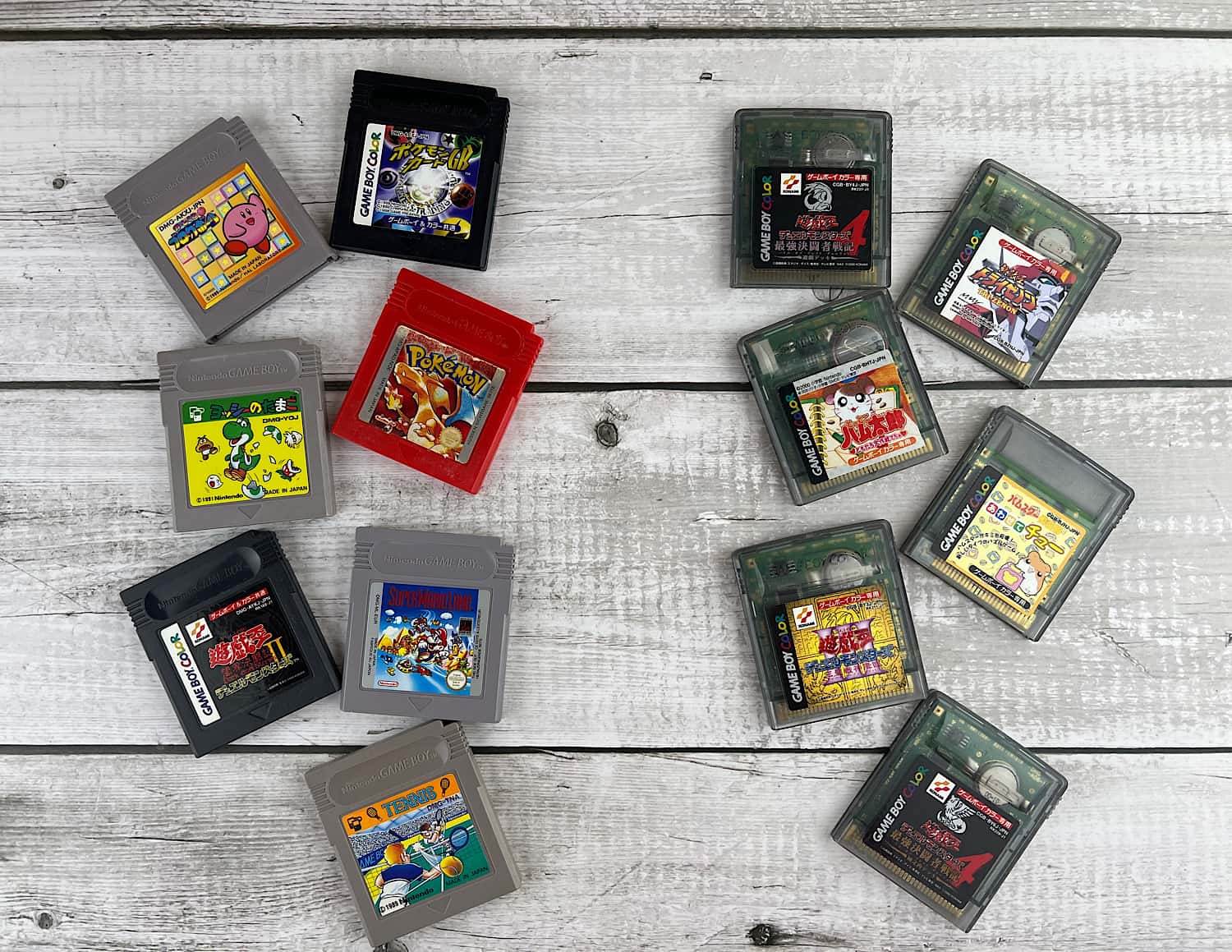 Game Boy и Game Boy Color картриджи