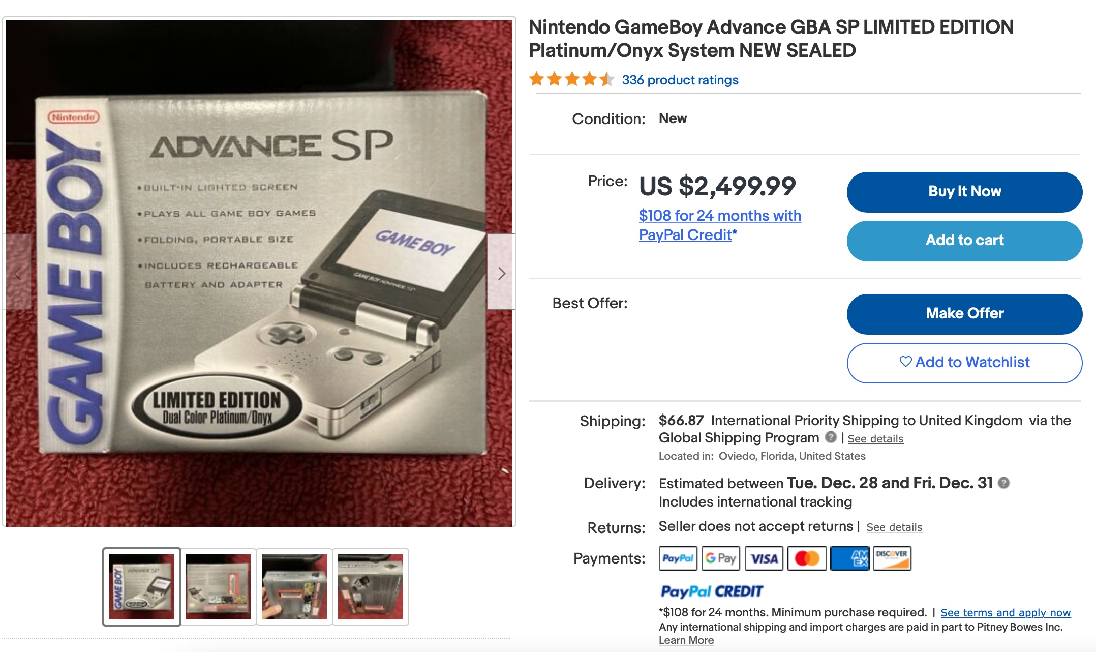 Game Boy Advance eBay