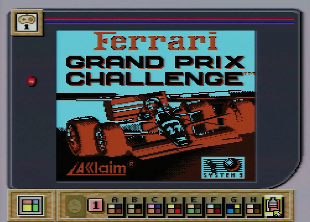 Подменю SGB — кастомная палитра Подменю SGB — выбрана кастомная палитра