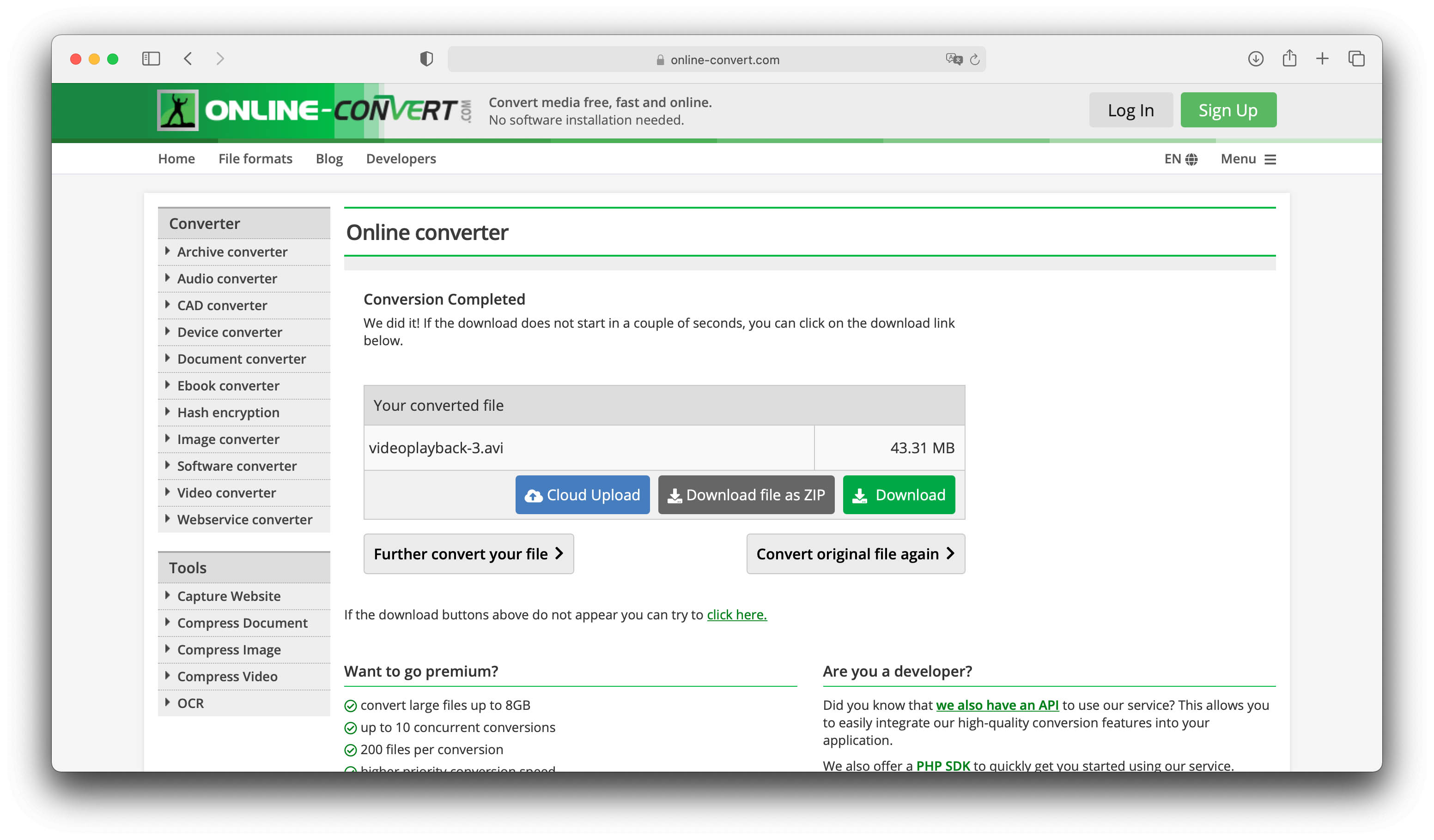 YouTube conversion for GBA YouTube conversion for GBA